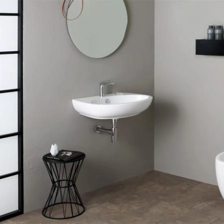 Simas Bormio Раковина 66х51 см, 1 отв., цвет: белый