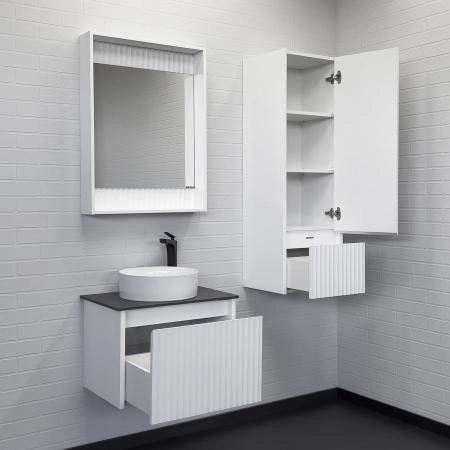 Шкаф-колонна Comforty Марсель-40 00-00012273 белая матовая