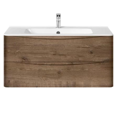 Тумба под раковину Vincea Paola 1000 подвесная, 2 выкатных ящика soft close, V.Oak
