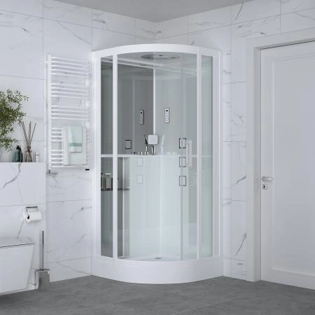 Душевая кабина GROSSMAN GR141 (100x100x215) гидромассажная с радио