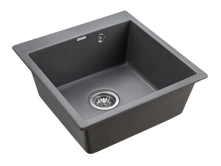 Мойка для кухни Paulmark PRAKTISCH, PM105152-DG, графит, 510х520