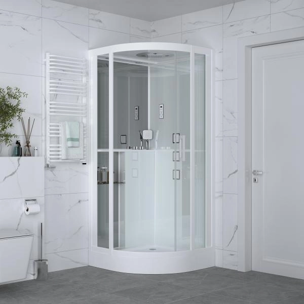 Душевая кабина GROSSMAN GR141 (100x100x215) гидромассажная с радио