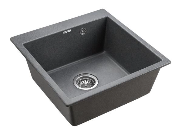 Мойка для кухни Paulmark PRAKTISCH, PM105152-DG, графит, 510х520