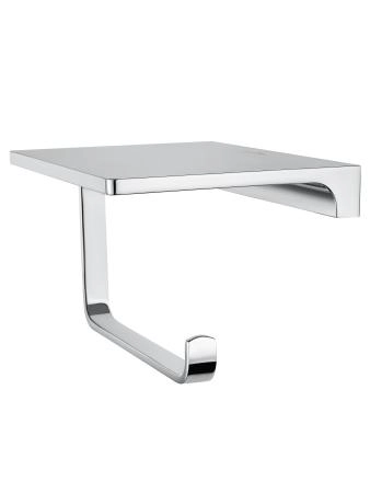 Держатель для туалетной бумаги с полкой WONZON & WOGHAND ECLIPSE, Хром (WW-9126-CR)