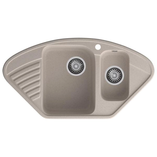 Кухонная мойка GranFest QUARZ 14, песочный