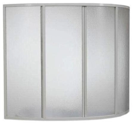 Шторка для ванны Bas Лагуна 1700*1450 (4ств) пластик