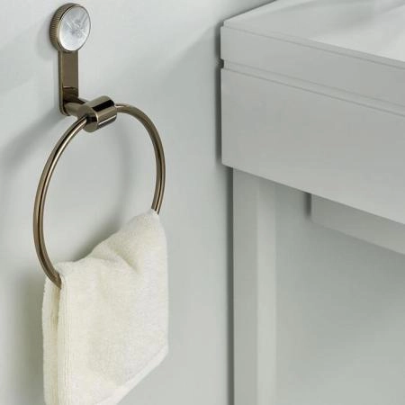 THG Hirondelles Полотенцедержатель - кольцо 18см., цвет: Umber color PVD