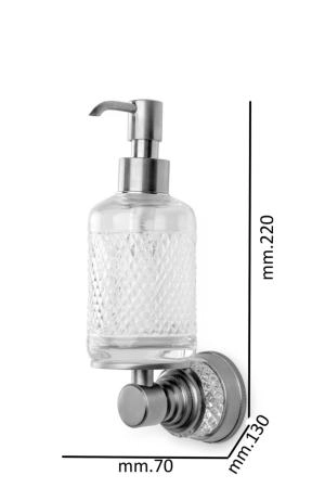 Диспенсер Boheme настенный AURA Chrome 10247-CR