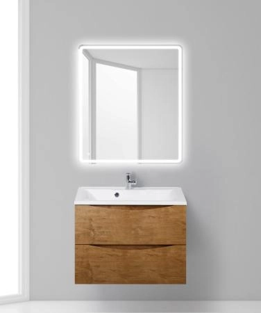 Тумба под раковину Belbagno MARINO Rovere Moro подвесная 750x450x500 MARINO-750-2C-SO-RW-P