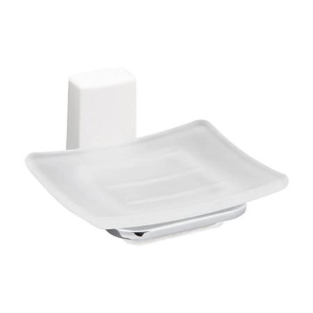 Мыльница Wasserkraft Leine K-5029WHITE стеклянная