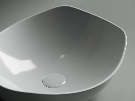 Умывальник чаша накладная овальная Element 420x385x145мм