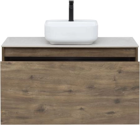 Тумба под раковину Aquanet Nova Lite 100 дуб рустикальный (1 ящик)