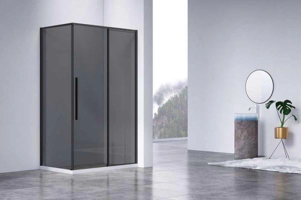 Душевой уголок Vincea Slim-N VSR-4SN8011CGB, 1100*800, хром, стекло тонированное