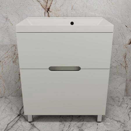 Тумба Style Line "Матис 70" ЛС-00002435 напольная под ASTI 70 (2 ящика), ОЛИВА, ЭМАЛЬ
