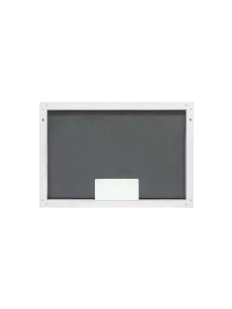 Зеркало Континент Frame white standart 1000x700 ЗЛП2 с подсветкой