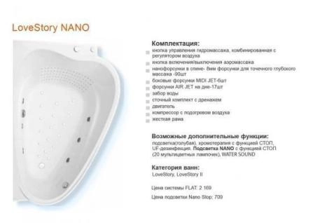 Г/м система Love STORY NANO FLAT Ravak
