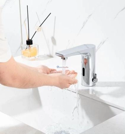 Смеситель для раковины Frap F514 сенсорный с регулировкой температуры