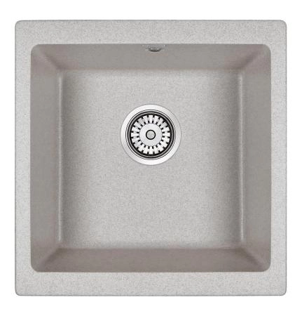 Мойка для кухни Paulmark BRILON, PM104546-GR, серый, 445х460, подст. мон. Paulmark