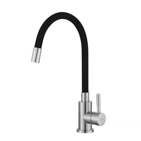 Смеситель для кухонной мойки ESKO Snake K44 B хром черный