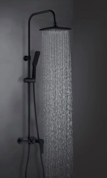 Душевая система ESKO со смесителем ST200Black черный