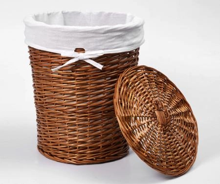 Корзина Wasserkraft Leine WB-350-L для белья с крышкой Плетеная