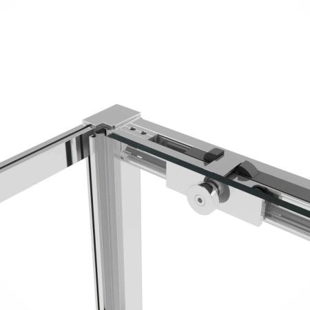 Душевой уголок Vincea Garda VSR-1G8011CL, 1100*800, хром, стекло прозачное
