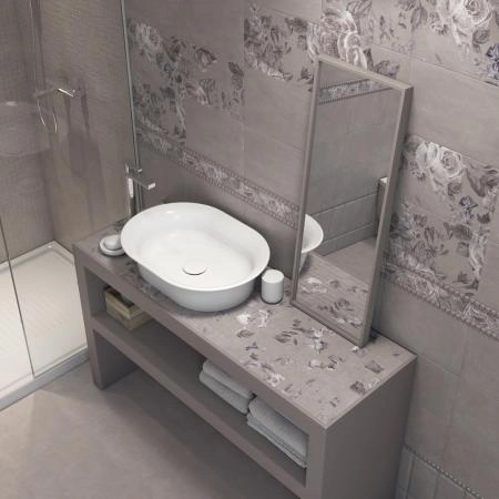 Раковина Kerama Marazzi CANALETTO КАНАЛЕТТО CN.wb.65 накладная 65, белая глянцевая