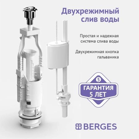 Комплект арматуры BERGES Eko 21 арт. 30621