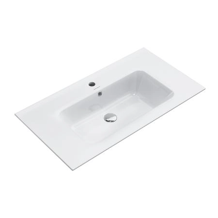 Раковина Kerama Marazzi PIANO ПИАНО PI.wb.85 подвесная/мебельная 85, белая глянцевая