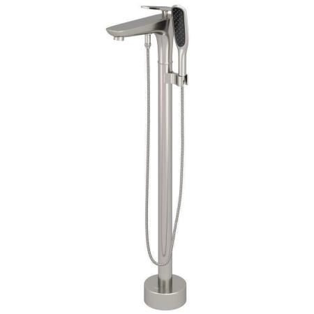 Смеситель напольный NT BAGNO NT46031 OGIO для ванны никель матовый