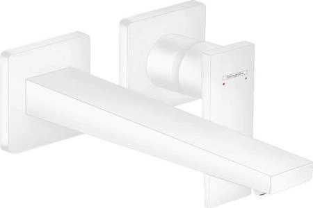 Hansgrohe 32526700 Metropol Смеситель для раковины 225 мм, настенный, матовый белый