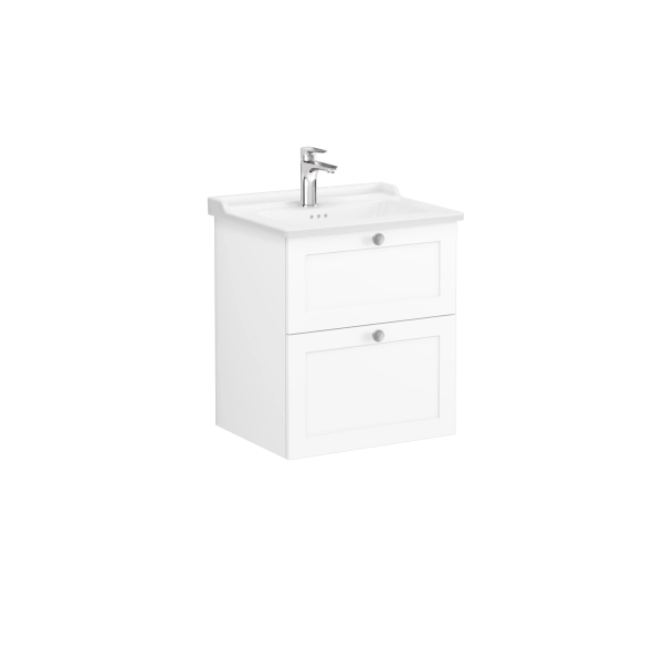 Тумба с раковиной  VitrA Root Classic  68848 60 см матовая белая МДФ