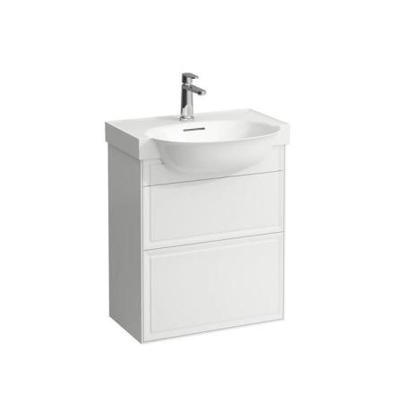 Laufen New Classic Тумба с раковиной, 57.5х31.5х67.5см, 2 ящика, подвесная, цвет: белый глянцевый