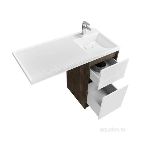 Тумба под раковину AQUATON Лондри 40 Дуб Кантри без фасада 1A267001LHDY0