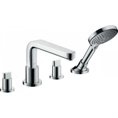 Hansgrohe 31447000 Metris S Смеситель на борт ванны, на 4 отв., хром