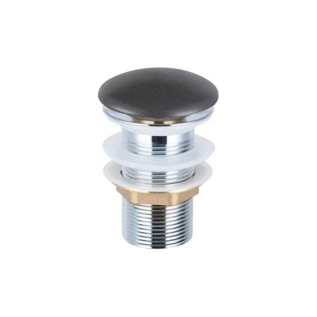 Донный клапан с керамической крышкой Vincea DBS0-216MG, серая мат. крышка, без перелива