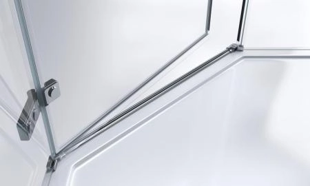 Душевой уголок BelBagno KRAFT 100x100 прозрачное стекло 6 мм профиль хром KRAFT-P-1-100-C-Cr-L