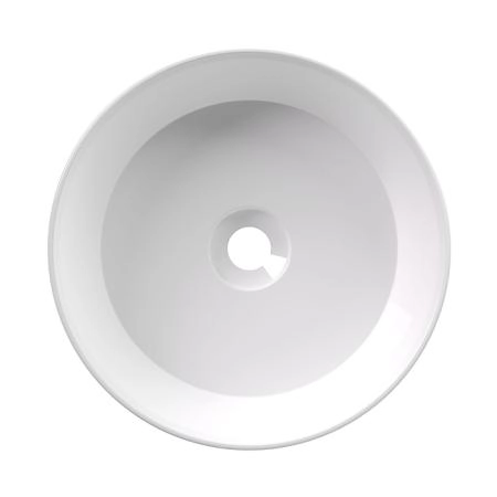 Alice Spy Round Раковина Ø40см., накладная, без отв., цвет: белый глянцевый