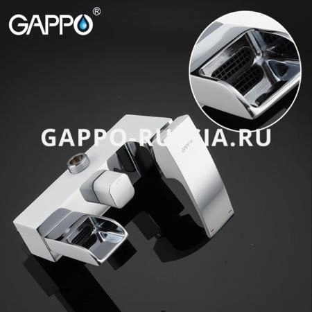 Душевая система Gappo Jacob G2407-30 для ванны, белый хром
