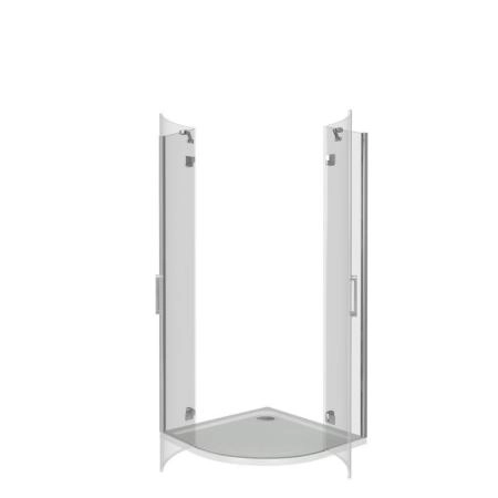 Душевой уголок GOOD DOOR SATURN R-100-C-CH 100x100 прозрачное