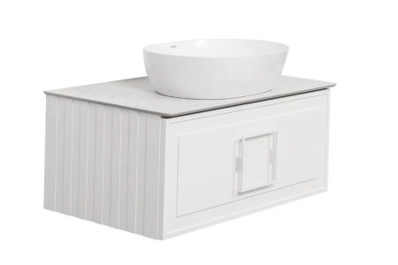 Столешница La Fenice Granite Gray Structural 80 см, Белая Керамогранит