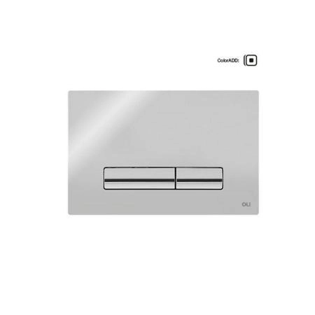 Панель OLI механическая двойная Glam OLIpure, хром глянцевый 139179