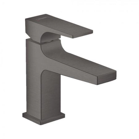 Hansgrohe 32500340 Metropol Смеситель для раковины 89 мм, Push-Open шлифованный черный хром