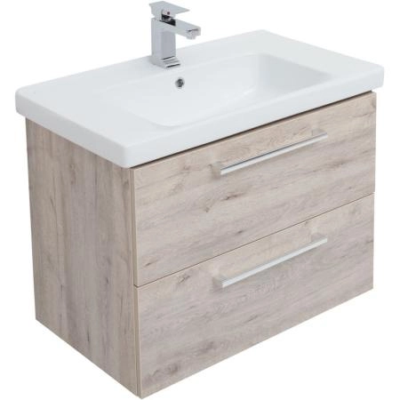 Тумба Dreja GIO 80 см под умывальник дуб кантри, подвесная