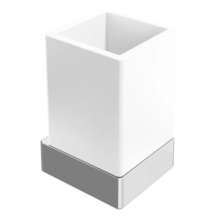 Стакан Boheme настенный Qubic Chrome 10724-CR