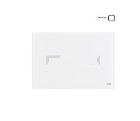 Панель бесконтактная двойная OLI Tribe 879065, hydroboost, белая