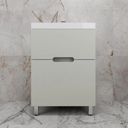 Тумба Style Line "Матис 60" ЛС-00002432 напольная под ASTI 60 (2 ящика), ОЛИВА, ЭМАЛЬ
