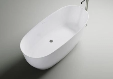 Ванна Astra Form АТРИЯ 180х80 щелевой перелив белая иск. камень