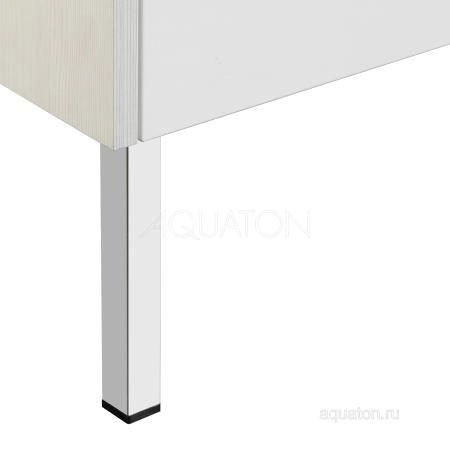 Тумба под раковину Акватон Йорк 60 1A170201YOAY0 белый/выбеленное дерево напольная