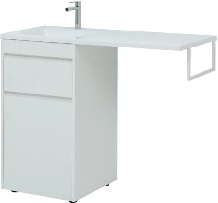 Тумба под раковину Aquanet Токио 48 белый (напольная, 1 ящик)